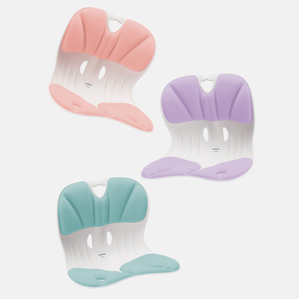 韓國 Curble Chair 護脊椅|Wider - 體型:M/S/XS - 馬卡龍色