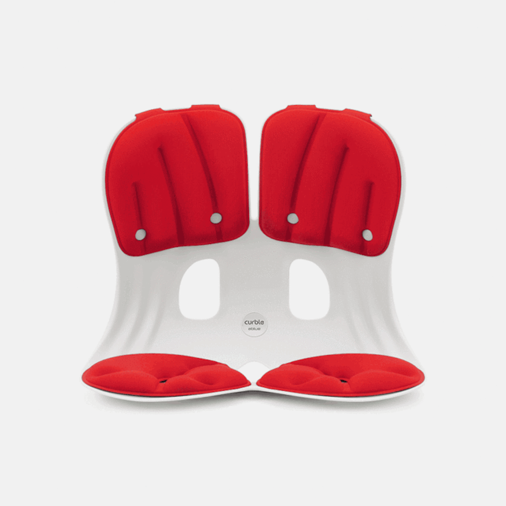 Curble Chair 護脊椅|Grand黑灰紅