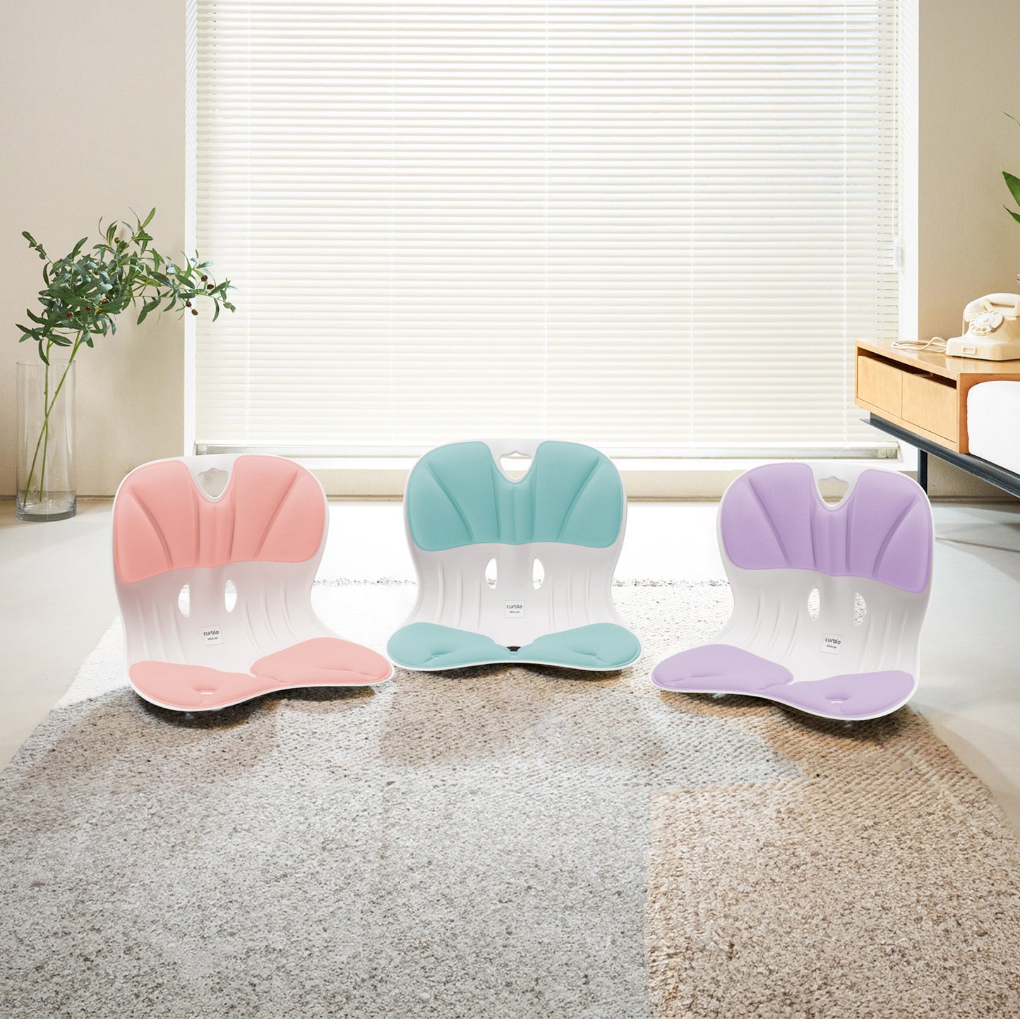 Curble Chair 護脊椅｜Wider馬卡龍色