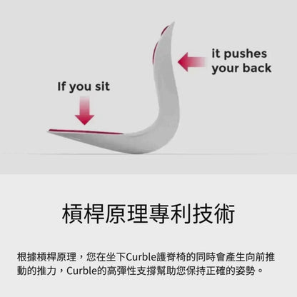 韓國 Curble Chair 護脊椅｜Grand - 體型：M/L - 馬卡龍色